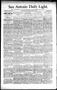 Thumbnail image of item number 1 in: 'San Antonio Daily Light. (San Antonio, Tex.), Vol. 15, No. 199, Ed. 1 Saturday, August 17, 1895'.