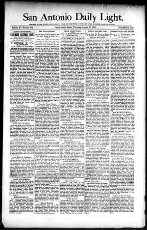 San Antonio Daily Light. (San Antonio, Tex.), Vol. 15, No. 204, Ed. 1 Thursday, August 22, 1895