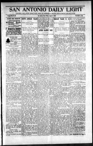 San Antonio Daily Light (San Antonio, Tex.), Vol. 17, No. 193, Ed. 1 Friday, August 12, 1898