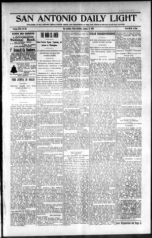 San Antonio Daily Light (San Antonio, Tex.), Vol. 17, No. 194, Ed. 1 Saturday, August 13, 1898