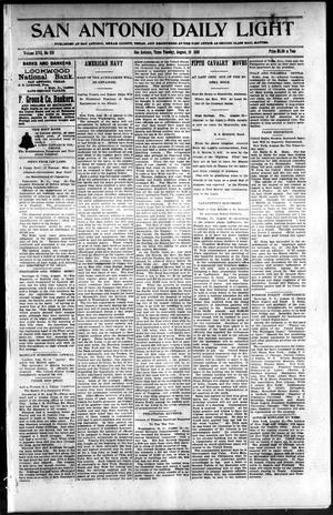 San Antonio Daily Light (San Antonio, Tex.), Vol. 17, No. 196, Ed. 1 Tuesday, August 16, 1898