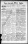 Newspaper: San Antonio Daily Light. (San Antonio, Tex.), Vol. 15, No. 209, Ed. 1…