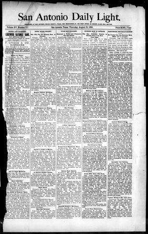 San Antonio Daily Light. (San Antonio, Tex.), Vol. 15, No. 211, Ed. 1 Thursday, August 29, 1895