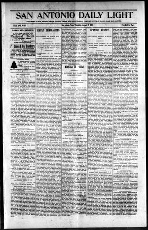 San Antonio Daily Light (San Antonio, Tex.), Vol. 17, No. 197, Ed. 1 Wednesday, August 17, 1898