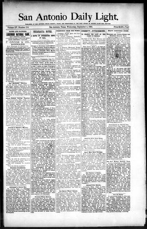 San Antonio Daily Light. (San Antonio, Tex.), Vol. 15, No. 216, Ed. 1 Wednesday, September 4, 1895