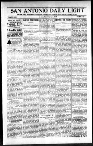 San Antonio Daily Light (San Antonio, Tex.), Vol. 17, No. 203, Ed. 1 Tuesday, August 23, 1898