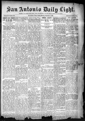 San Antonio Daily Light. (San Antonio, Tex.), Vol. 15, No. 220, Ed. 1 Sunday, September 8, 1895