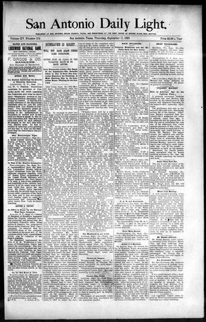 San Antonio Daily Light. (San Antonio, Tex.), Vol. 15, No. 224, Ed. 1 Thursday, September 12, 1895