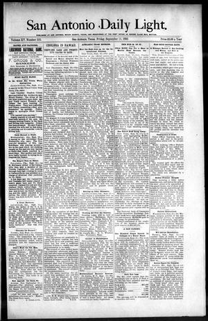 San Antonio Daily Light. (San Antonio, Tex.), Vol. 15, No. 225, Ed. 1 Friday, September 13, 1895