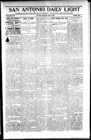 San Antonio Daily Light (San Antonio, Tex.), Vol. 17, No. 209, Ed. 1 Monday, August 29, 1898