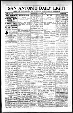 San Antonio Daily Light (San Antonio, Tex.), Vol. 17, No. 211, Ed. 1 Wednesday, August 31, 1898