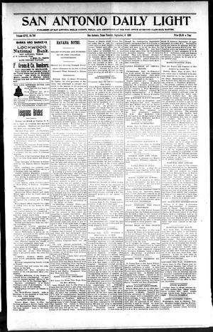 San Antonio Daily Light (San Antonio, Tex.), Vol. 17, No. 216, Ed. 1 Tuesday, September 6, 1898