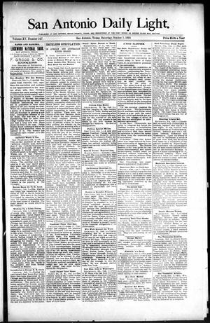 San Antonio Daily Light. (San Antonio, Tex.), Vol. 15, No. 247, Ed. 1 Saturday, October 5, 1895