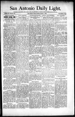 San Antonio Daily Light. (San Antonio, Tex.), Vol. 15, No. 249, Ed. 1 Monday, October 7, 1895