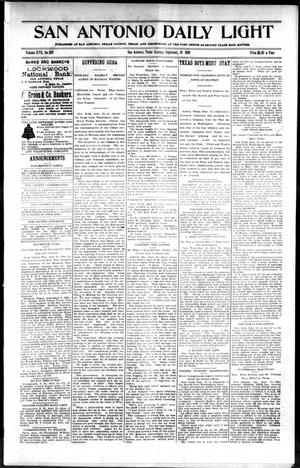 San Antonio Daily Light (San Antonio, Tex.), Vol. 17, No. 222, Ed. 1 Monday, September 12, 1898