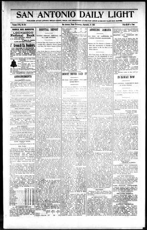 San Antonio Daily Light (San Antonio, Tex.), Vol. 17, No. 224, Ed. 1 Wednesday, September 14, 1898