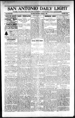 San Antonio Daily Light (San Antonio, Tex.), Vol. 17, No. 225, Ed. 1 Thursday, September 15, 1898