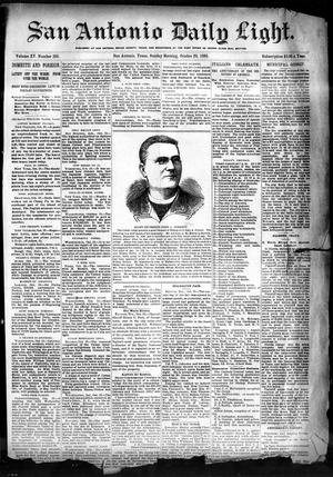 San Antonio Daily Light. (San Antonio, Tex.), Vol. 15, No. 262, Ed. 1 Sunday, October 20, 1895