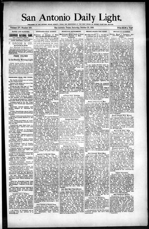 San Antonio Daily Light. (San Antonio, Tex.), Vol. 15, No. 268, Ed. 1 Saturday, October 26, 1895