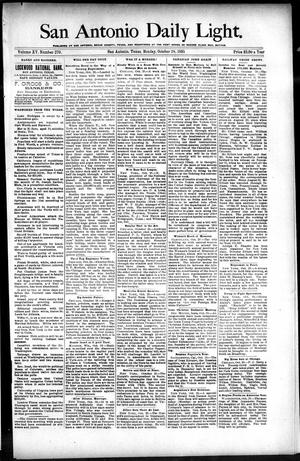 San Antonio Daily Light. (San Antonio, Tex.), Vol. 15, No. 270, Ed. 1 Monday, October 28, 1895