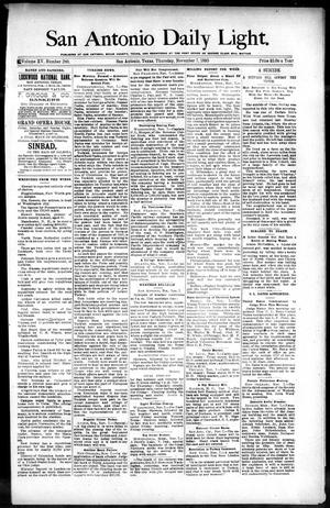 San Antonio Daily Light. (San Antonio, Tex.), Vol. 15, No. 280, Ed. 1 Thursday, November 7, 1895