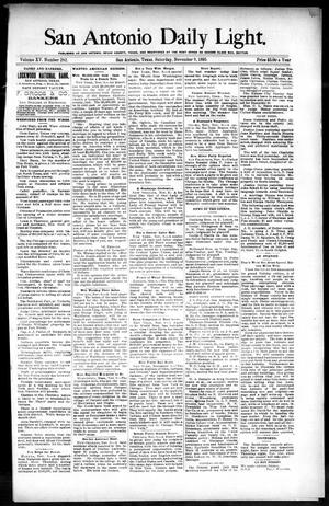 San Antonio Daily Light. (San Antonio, Tex.), Vol. 15, No. 282, Ed. 1 Saturday, November 9, 1895
