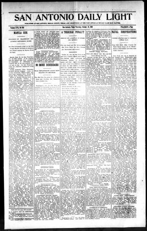 San Antonio Daily Light (San Antonio, Tex.), Vol. 17, No. 253, Ed. 1 Thursday, October 13, 1898