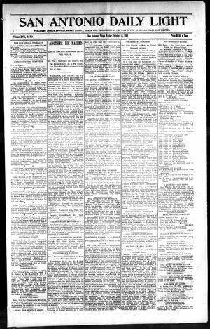 San Antonio Daily Light (San Antonio, Tex.), Vol. 17, No. 254, Ed. 1 Friday, October 14, 1898