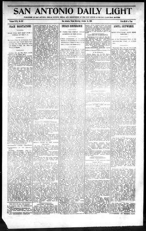 San Antonio Daily Light (San Antonio, Tex.), Vol. 17, No. 255, Ed. 1 Saturday, October 15, 1898