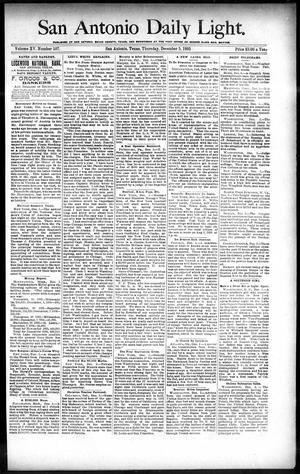 San Antonio Daily Light. (San Antonio, Tex.), Vol. 15, No. 307, Ed. 1 Thursday, December 5, 1895