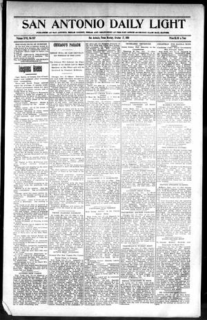 San Antonio Daily Light (San Antonio, Tex.), Vol. 17, No. 257, Ed. 1 Monday, October 17, 1898