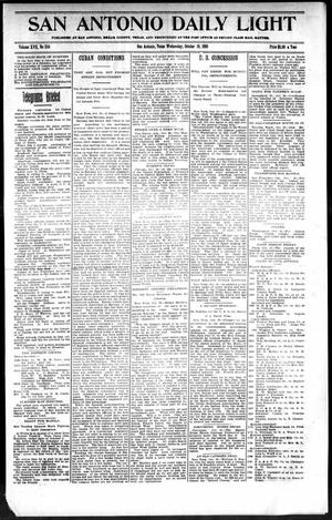 San Antonio Daily Light (San Antonio, Tex.), Vol. 17, No. 259, Ed. 1 Wednesday, October 19, 1898