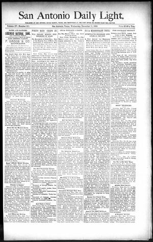 San Antonio Daily Light. (San Antonio, Tex.), Vol. 15, No. 313, Ed. 1 Wednesday, December 11, 1895