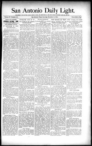 San Antonio Daily Light. (San Antonio, Tex.), Vol. 15, No. 316, Ed. 1 Saturday, December 14, 1895