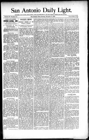 San Antonio Daily Light. (San Antonio, Tex.), Vol. 15, No. 318, Ed. 1 Monday, December 16, 1895