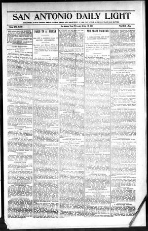 San Antonio Daily Light (San Antonio, Tex.), Vol. 17, No. 266, Ed. 1 Wednesday, October 26, 1898