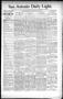 Newspaper: San Antonio Daily Light. (San Antonio, Tex.), Vol. 15, No. 320, Ed. 1…