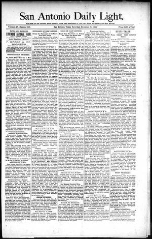 San Antonio Daily Light. (San Antonio, Tex.), Vol. 15, No. 323, Ed. 1 Saturday, December 21, 1895