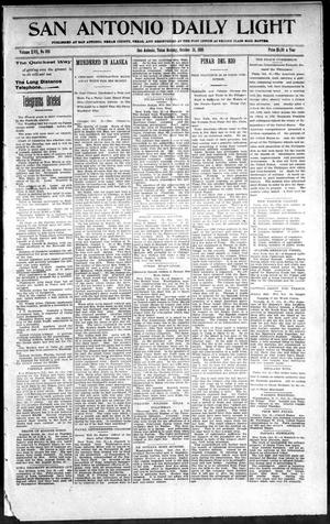 San Antonio Daily Light (San Antonio, Tex.), Vol. 17, No. 269, Ed. 1 Monday, October 31, 1898