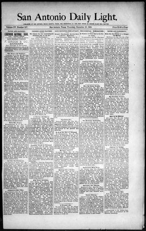 San Antonio Daily Light. (San Antonio, Tex.), Vol. 15, No. 327, Ed. 1 Thursday, December 26, 1895