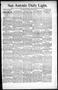 Newspaper: San Antonio Daily Light. (San Antonio, Tex.), Vol. 15, No. 332, Ed. 1…