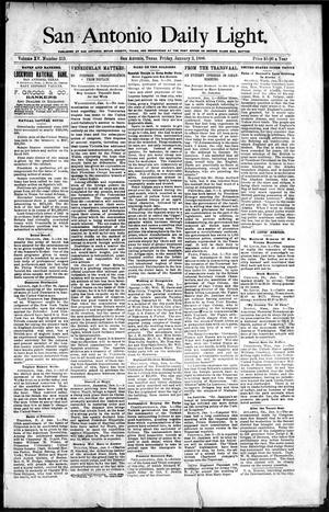 San Antonio Daily Light. (San Antonio, Tex.), Vol. 15, No. 335, Ed. 1 Friday, January 3, 1896