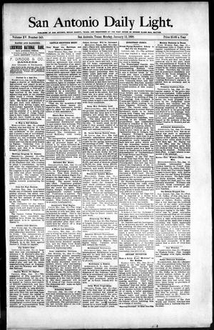 San Antonio Daily Light. (San Antonio, Tex.), Vol. 15, No. 345, Ed. 1 Monday, January 13, 1896