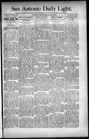 San Antonio Daily Light. (San Antonio, Tex.), Vol. 15, No. 348, Ed. 1 Thursday, January 16, 1896