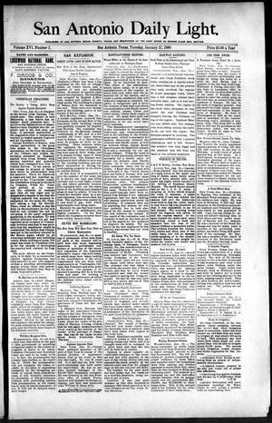 San Antonio Daily Light. (San Antonio, Tex.), Vol. 16, No. 2, Ed. 1 Tuesday, January 21, 1896