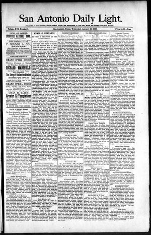 San Antonio Daily Light. (San Antonio, Tex.), Vol. 16, No. 3, Ed. 1 Wednesday, January 22, 1896