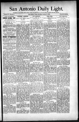 San Antonio Daily Light. (San Antonio, Tex.), Vol. 16, No. 6, Ed. 1 Saturday, January 25, 1896