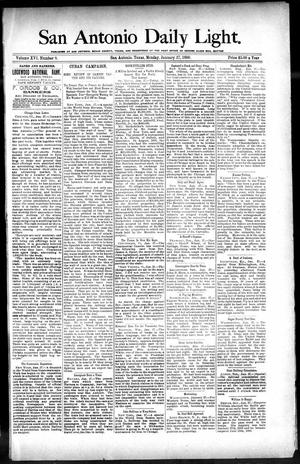 San Antonio Daily Light. (San Antonio, Tex.), Vol. 16, No. 8, Ed. 1 Monday, January 27, 1896