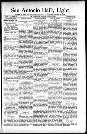 San Antonio Daily Light. (San Antonio, Tex.), Vol. 16, No. 10, Ed. 1 Wednesday, January 29, 1896