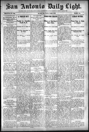 San Antonio Daily Light. (San Antonio, Tex.), Vol. 17, No. 300, Ed. 1 Wednesday, November 30, 1898